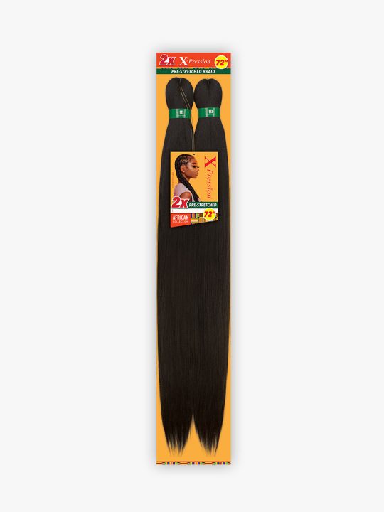 2X X-Pression Pre-Stretched Braid 72″