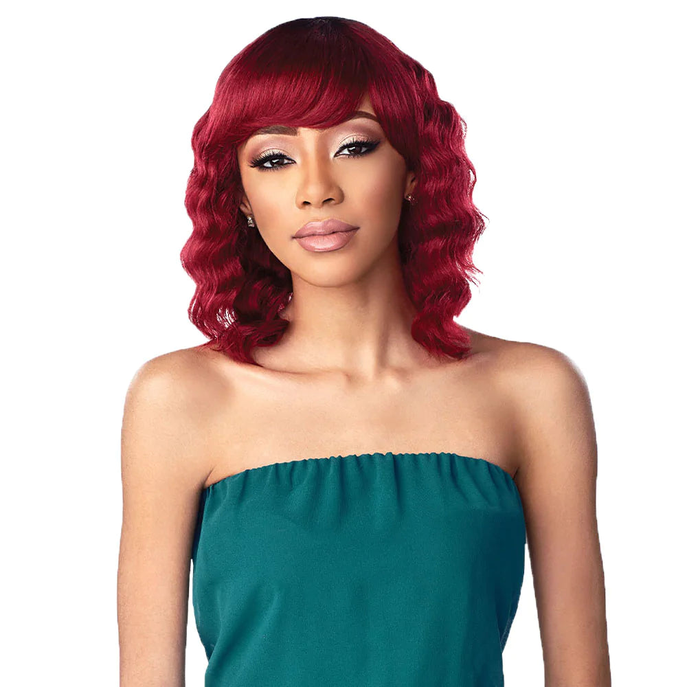 Sensationnel 10A Unprocessed Virgin Human Hair Full Wig LOOSE DEEP 12"